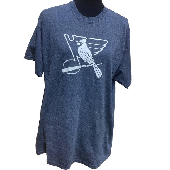 Gildan Other - Mens Large St Louis Cardinals Baseball Hockey Blues Combined Logo PolyCotton Tee